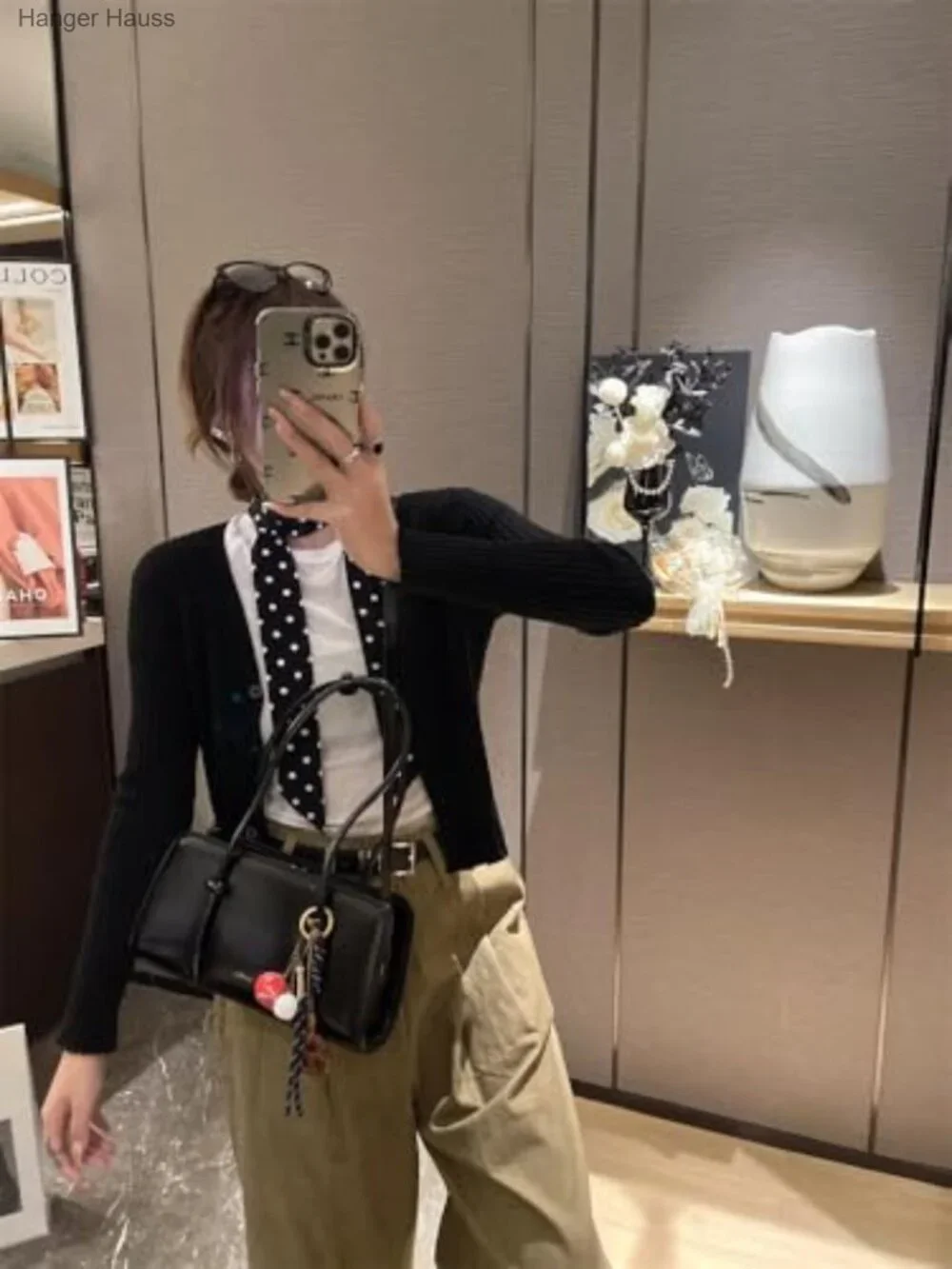 Faux Leather Top-Handle Satchel with Detachable Crossbody Strap and Baseball